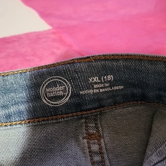 WONDER NATION   DENIM SKIRT. NEW.  XXL ( 18 ) - Picture 7 of 8